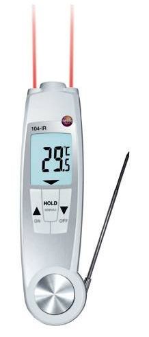 93120 Infrarot+Einstech-Thermometer TESTO 104
