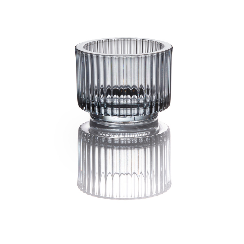 Windlicht H7cm STYLE LIGHTS rauch