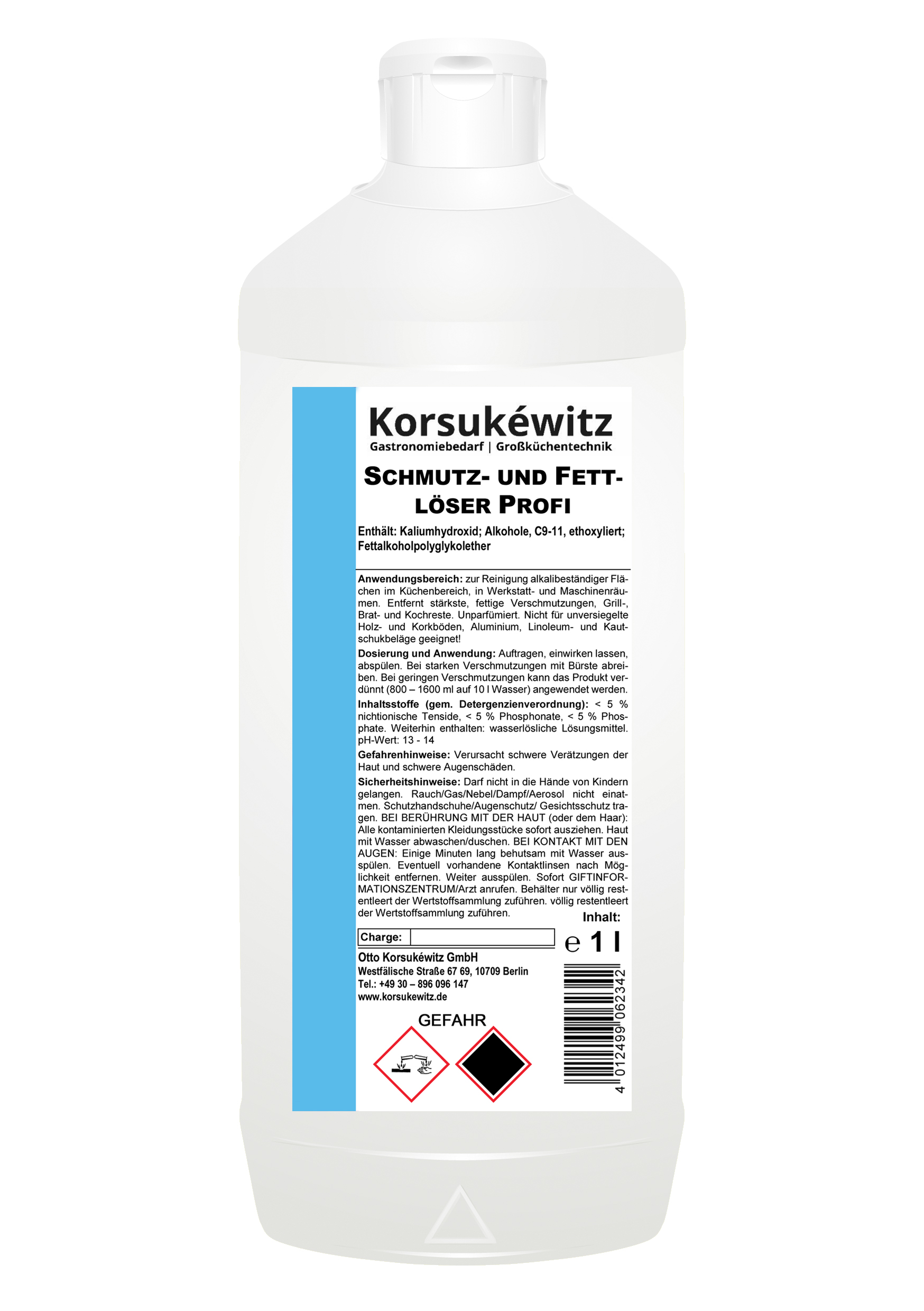 152142v9kKKou75kdnf Schmutz-und Fettlöser PROFI 1l Flasche