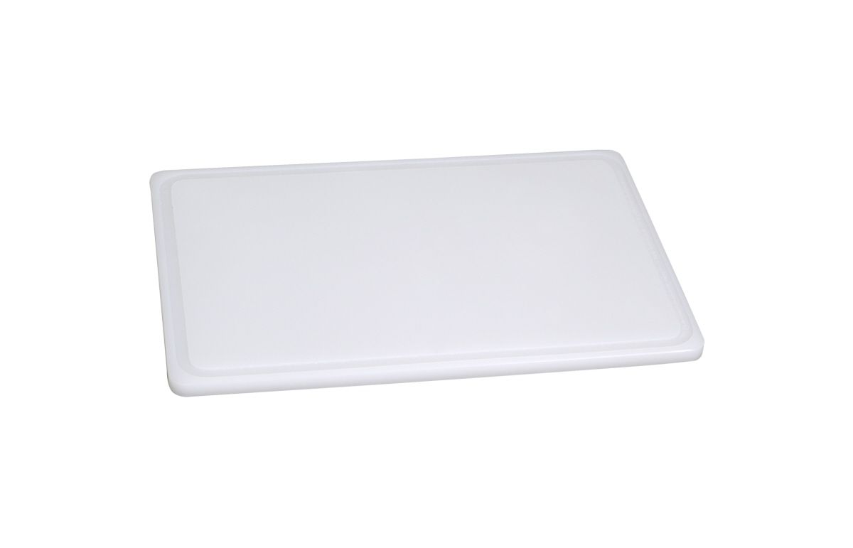 Schneidbrett mit Saftrille 60x40x2cm weiß