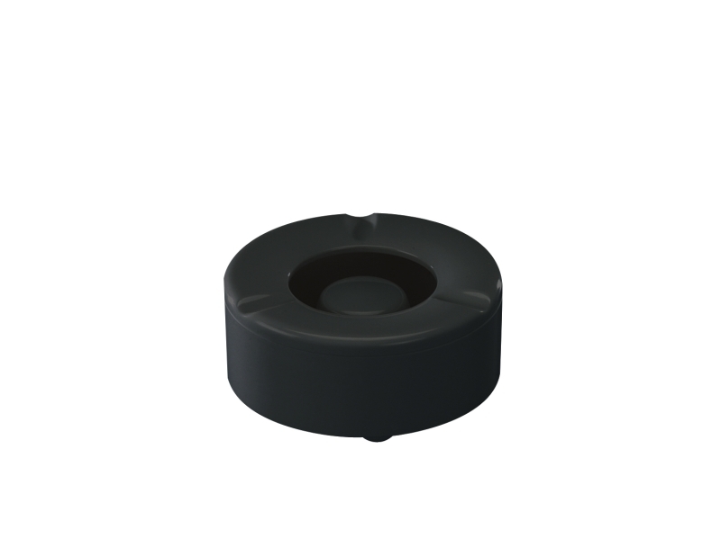 Windaschenbecher D: 10cm stapelbar 2-teilig schwarz