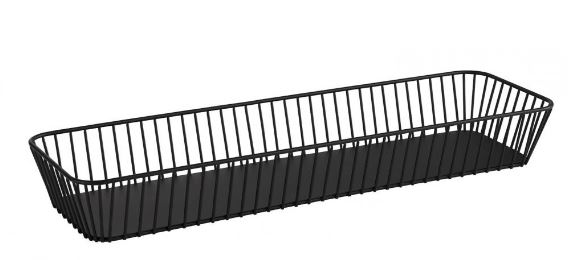 Korb GN 2/4 URBAN Metall schwarz Korb GN 2/4 URBAN Metall schwarz