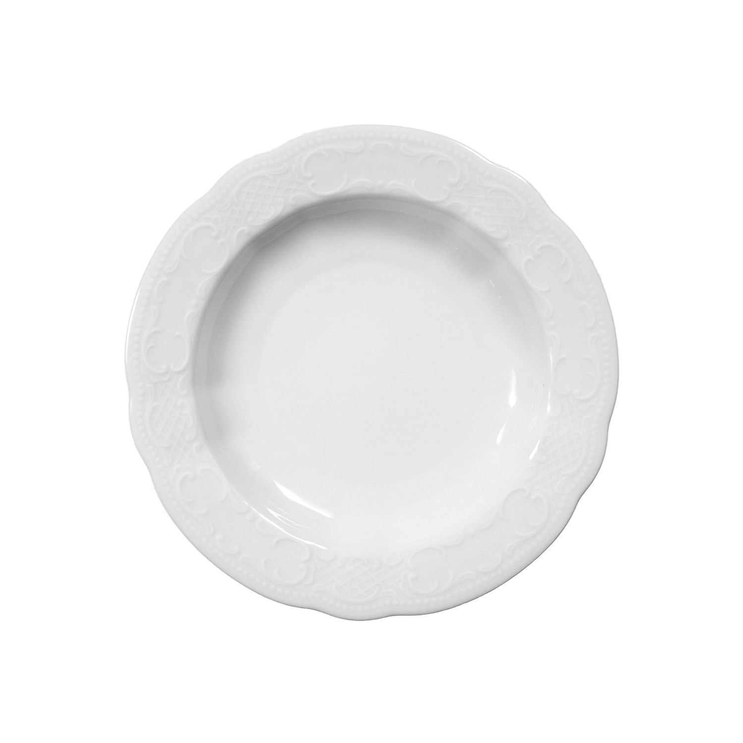 Teller tief 19cm SALZBURG weiß