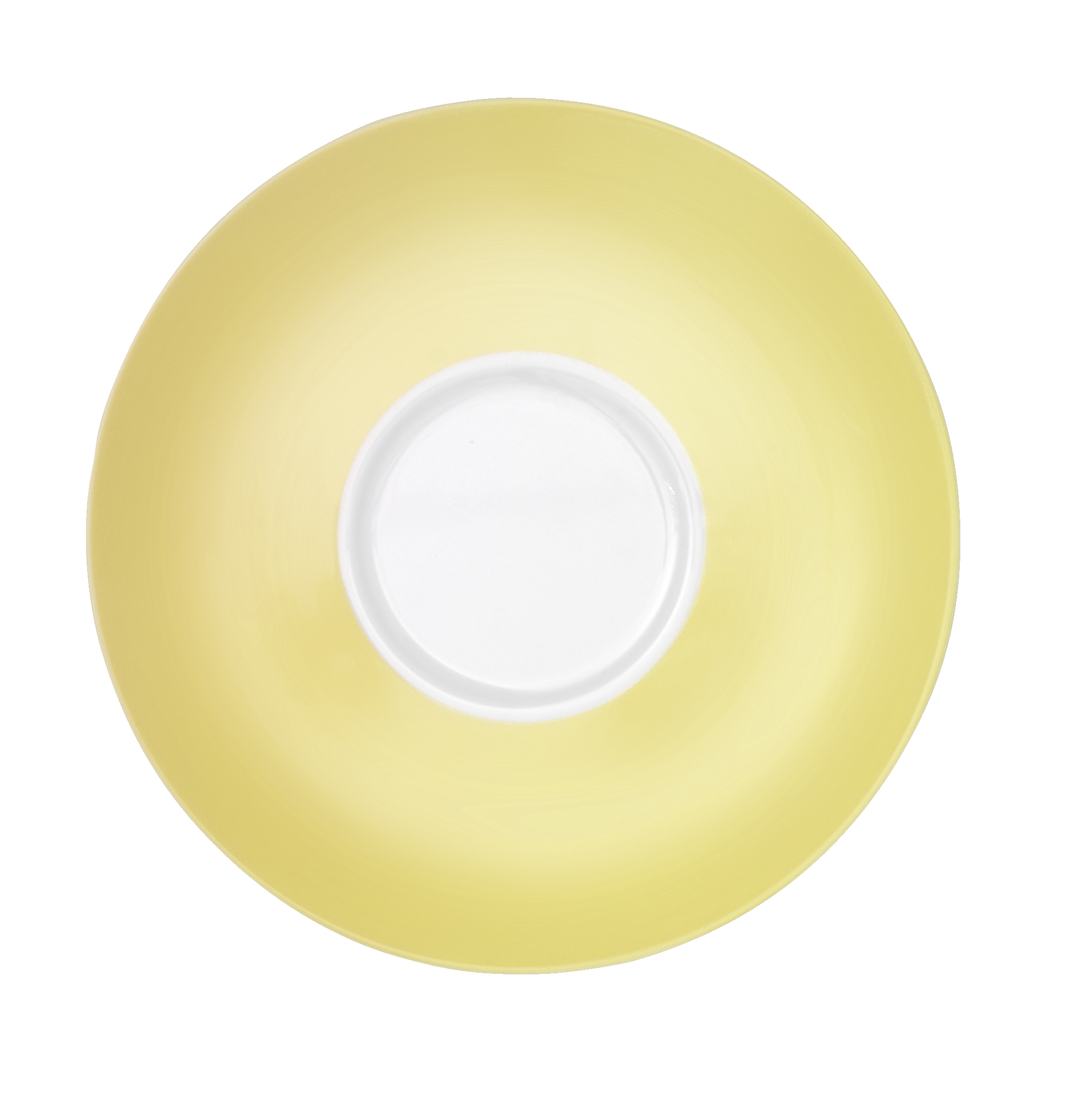 Milchkaffee-Untertasse 16cm COLOUR gelb