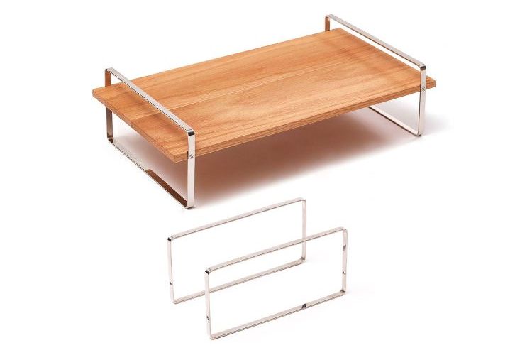 Set breiter Präsentationstisch M + Hoher Ring 45x25x12cm BAUHAUS