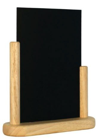 Tischtafel Fläche: 21cm x 15cm DIN A5 Holz naturfarben