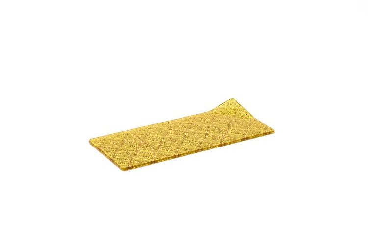 Glasteller M 12x24cm AMBAR