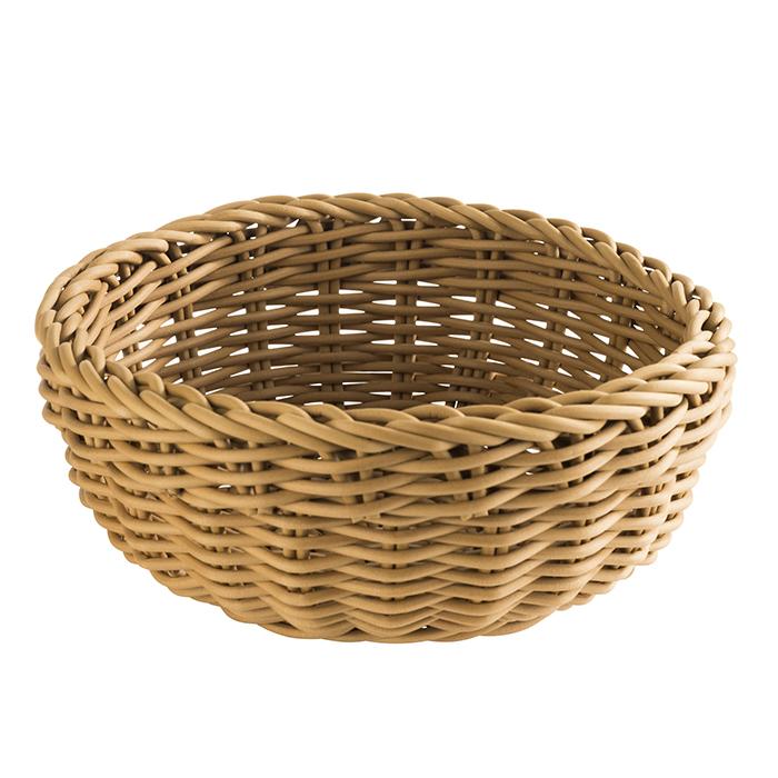Korb rund D:20cm H:8cm PROFI LINE hellbraun