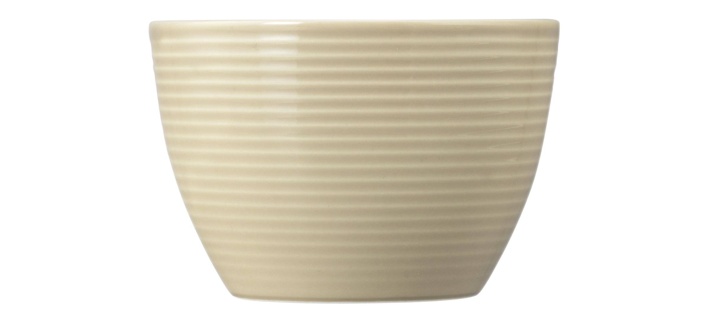 Zuckerdosen-Unterteil rund mit Relief 0,27l m.Relief BEAT sandbeige