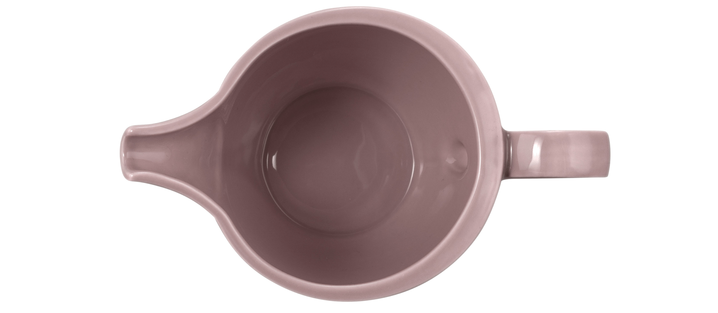 Milchkännchen rund mit Relief 0,29l mit Relief BEAT altrosa