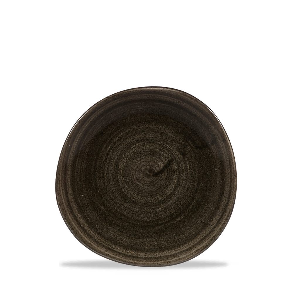 Teller Organic 18,6cm STONECAST PATINA iron black