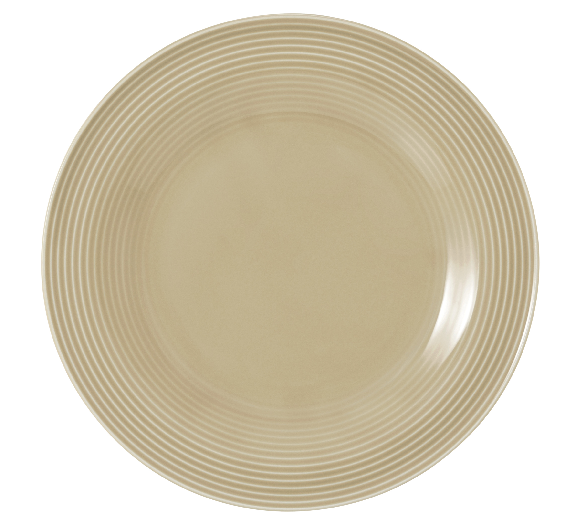 Teller rund mit Relief rund 23cm BEAT sandbeige