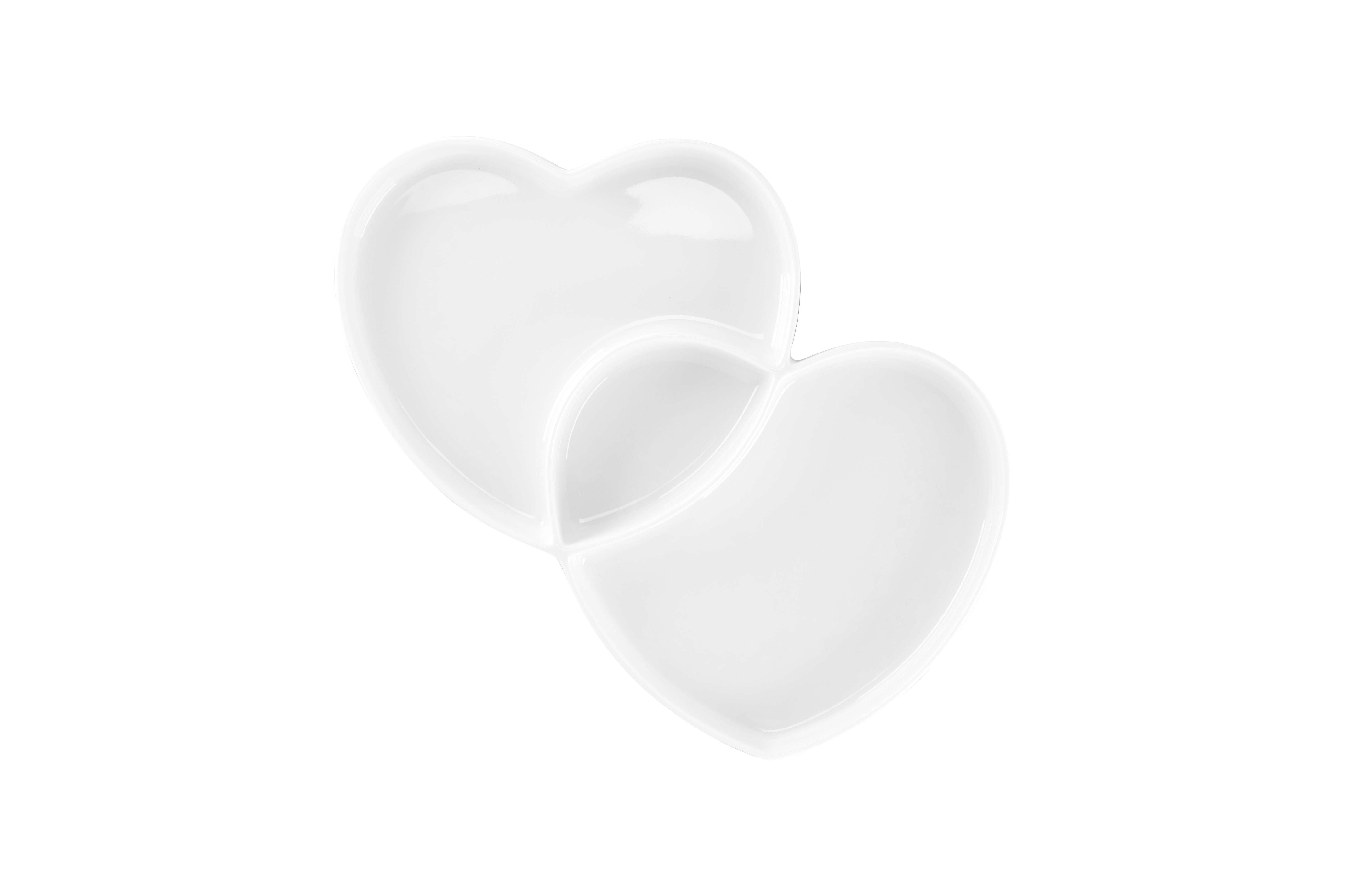 Teller tief zum Teilen 29x26,4x3cm 0,85L CLICHÉ white