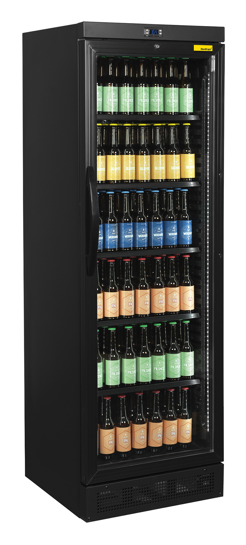 Gewerbekühlschrank 347l KU-385-G-II-BLACK
