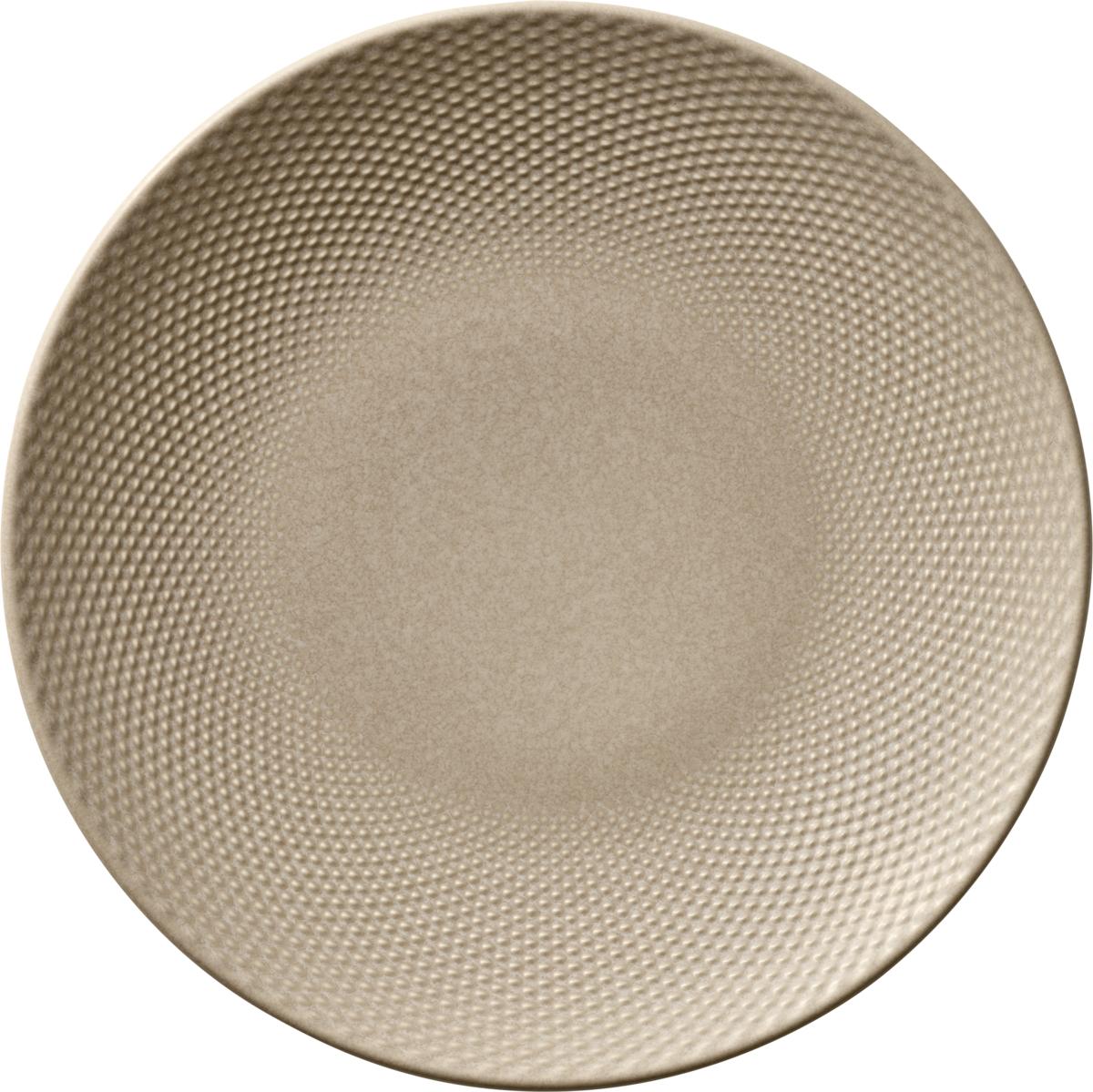 Teller flach coup Relief almond 28cm PINE