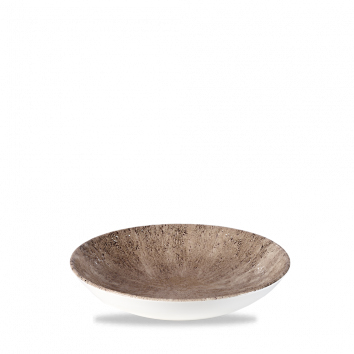 Teller tief coup 18,2cm STONECAST zircon brown