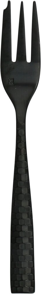 163357 Kuchengabel LUCCA FACET black  18/10
