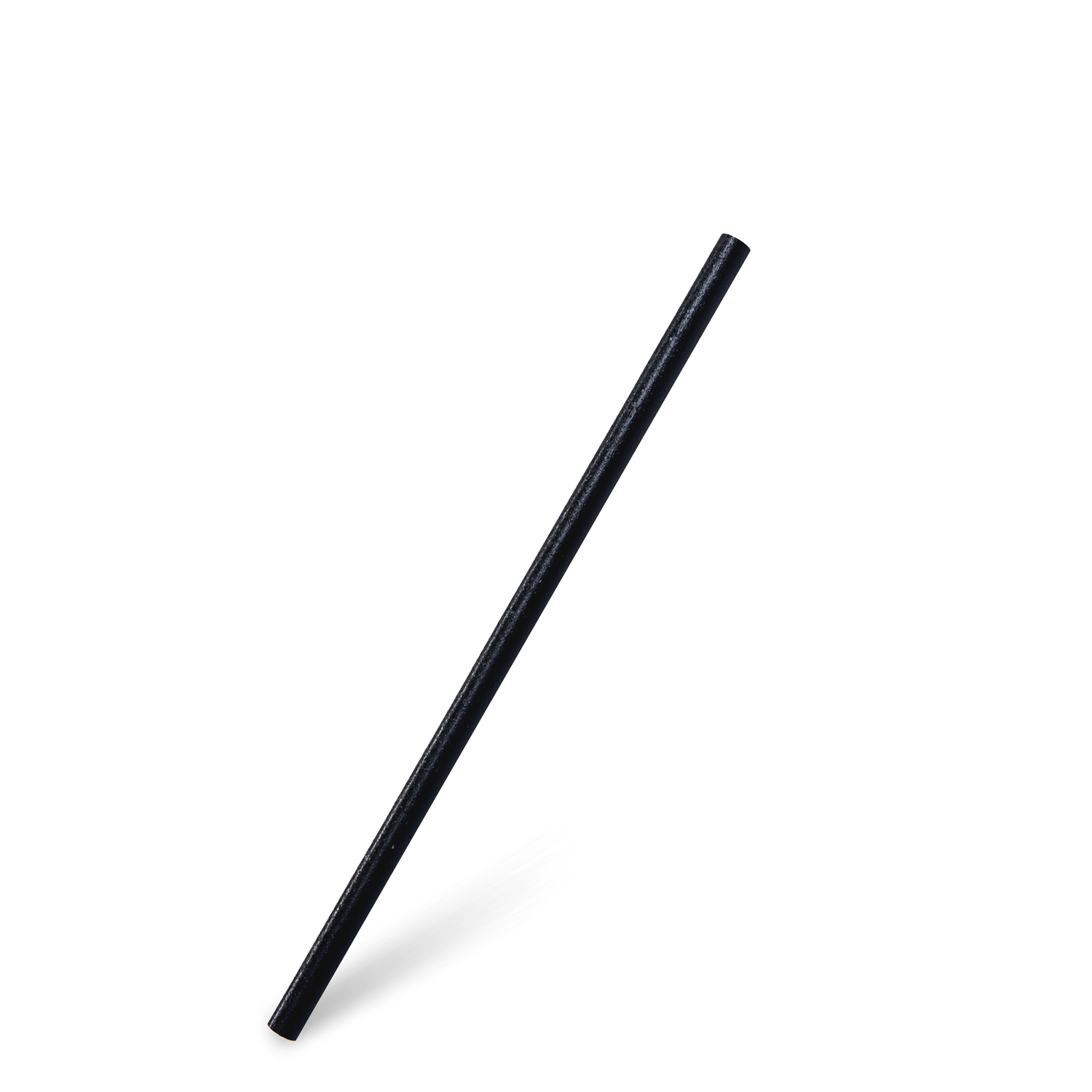 100 Stück Trinkhalme JUMBO Ø8mm/21cm BIO schwarz