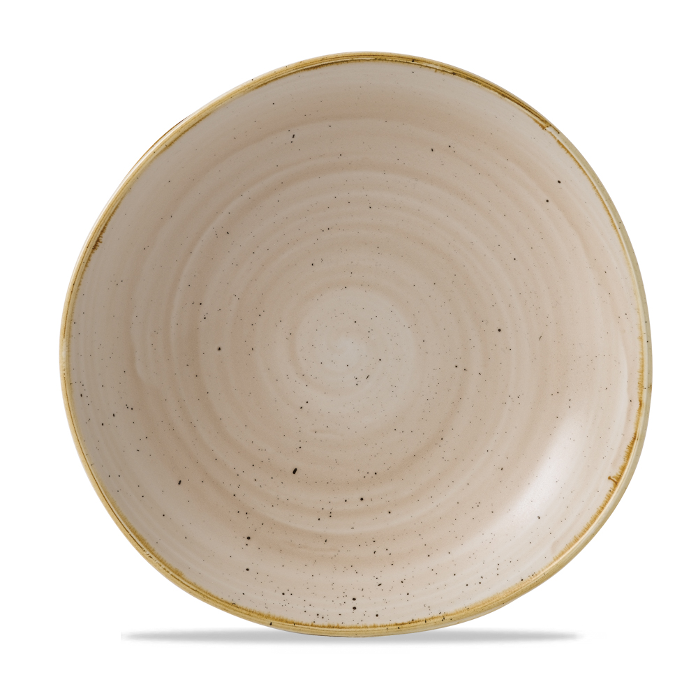 Schale Organic 25cm STONECAST nutmeg cream