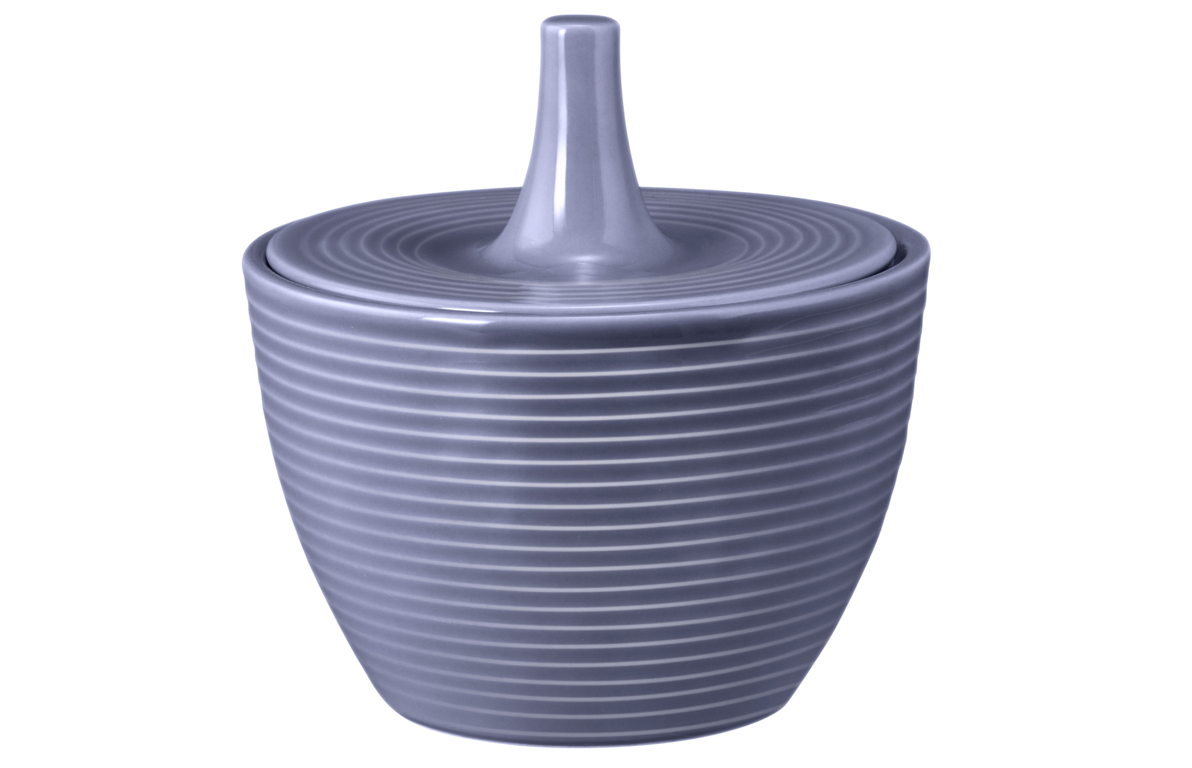 Zuckerdose rund mit Relief 0,27l mit Relief BEAT fliederblau