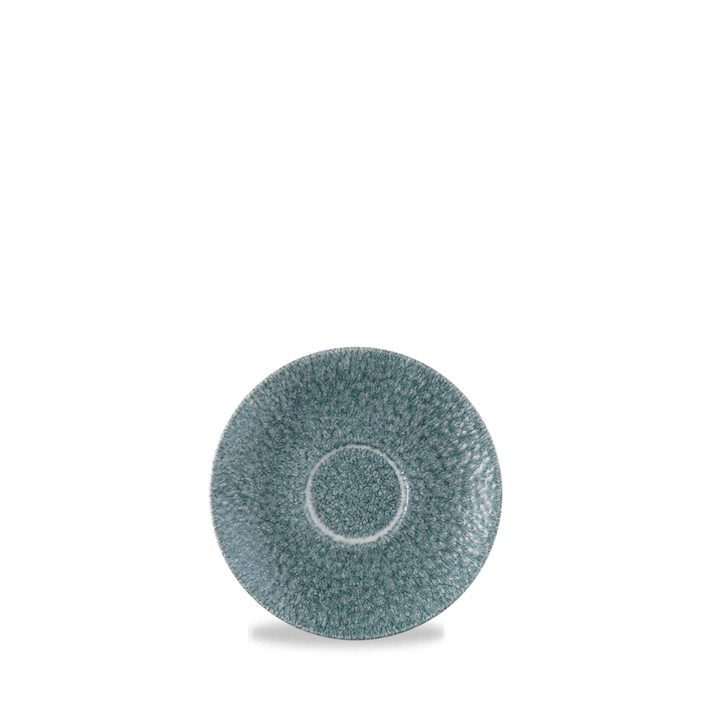 Kaffeeuntertasse 15,6cm STUDIO PRINTS RAKU Topaz Blue