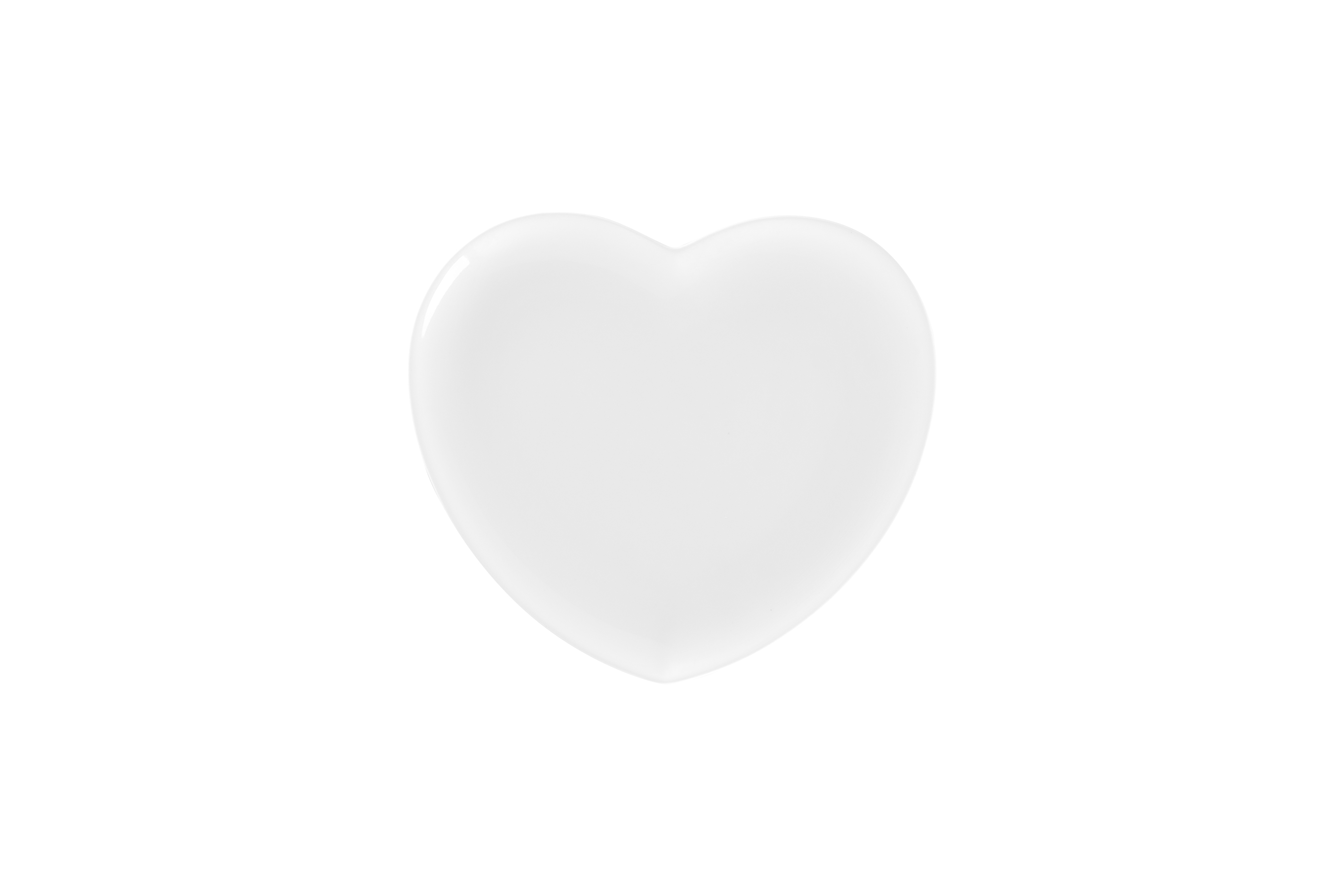 Teller flach coup 23x20,5x2,1cm CLICHÉ white