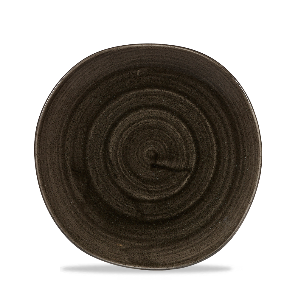 Teller Organic 21cm STONECAST PATINA iron black