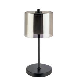 LED-Leuchte Ø12 H28cm ANTON schwarz-transparent