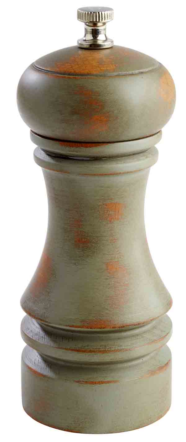 Salzmühle 15cm PROFESSIONAL VINTAGE oliv