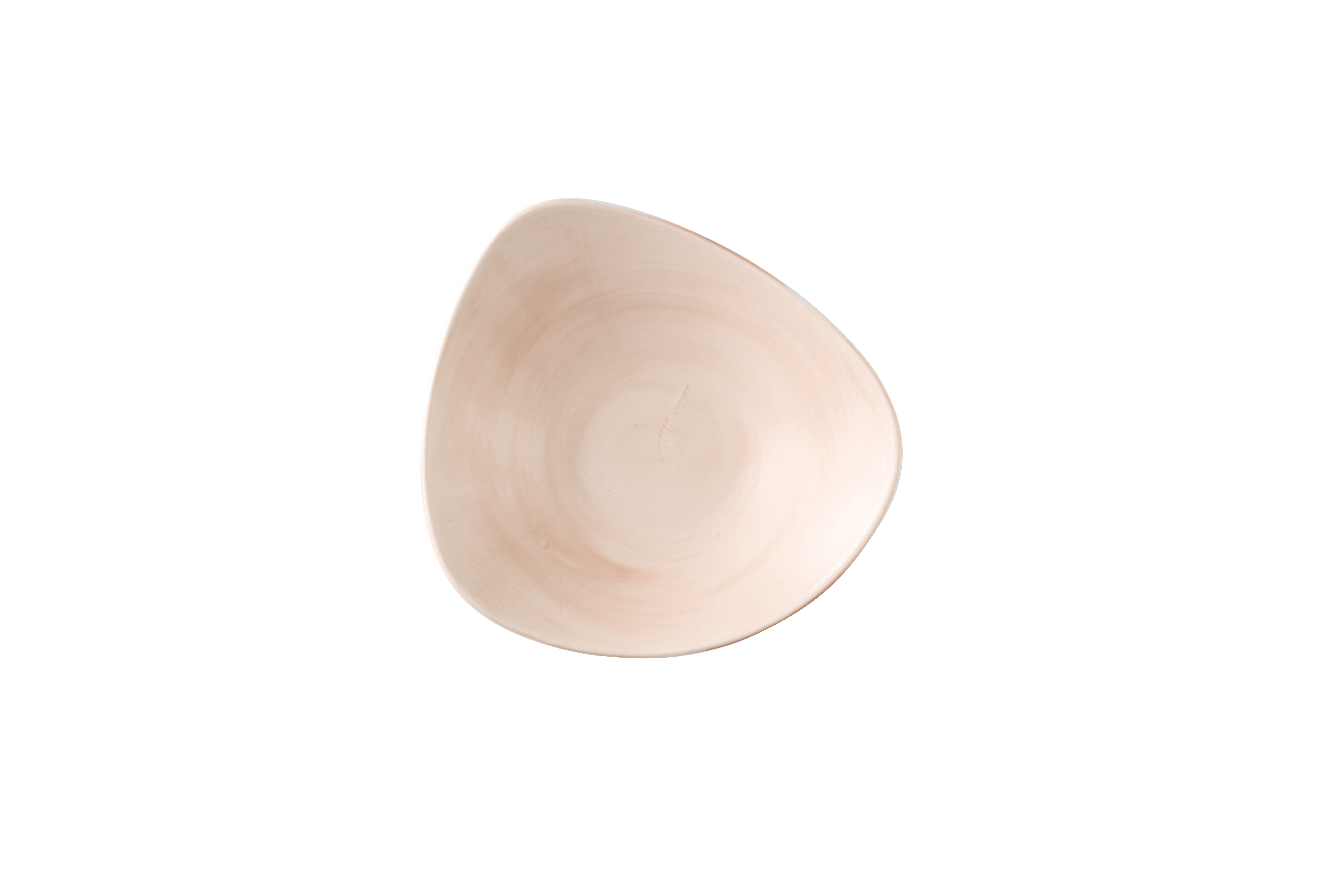 Schale tief dreieckig 18,5cm STONECAST CANVAS coral