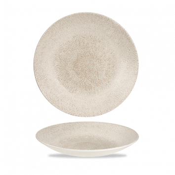 Teller tief coup 25,5cm RAKU agate grey