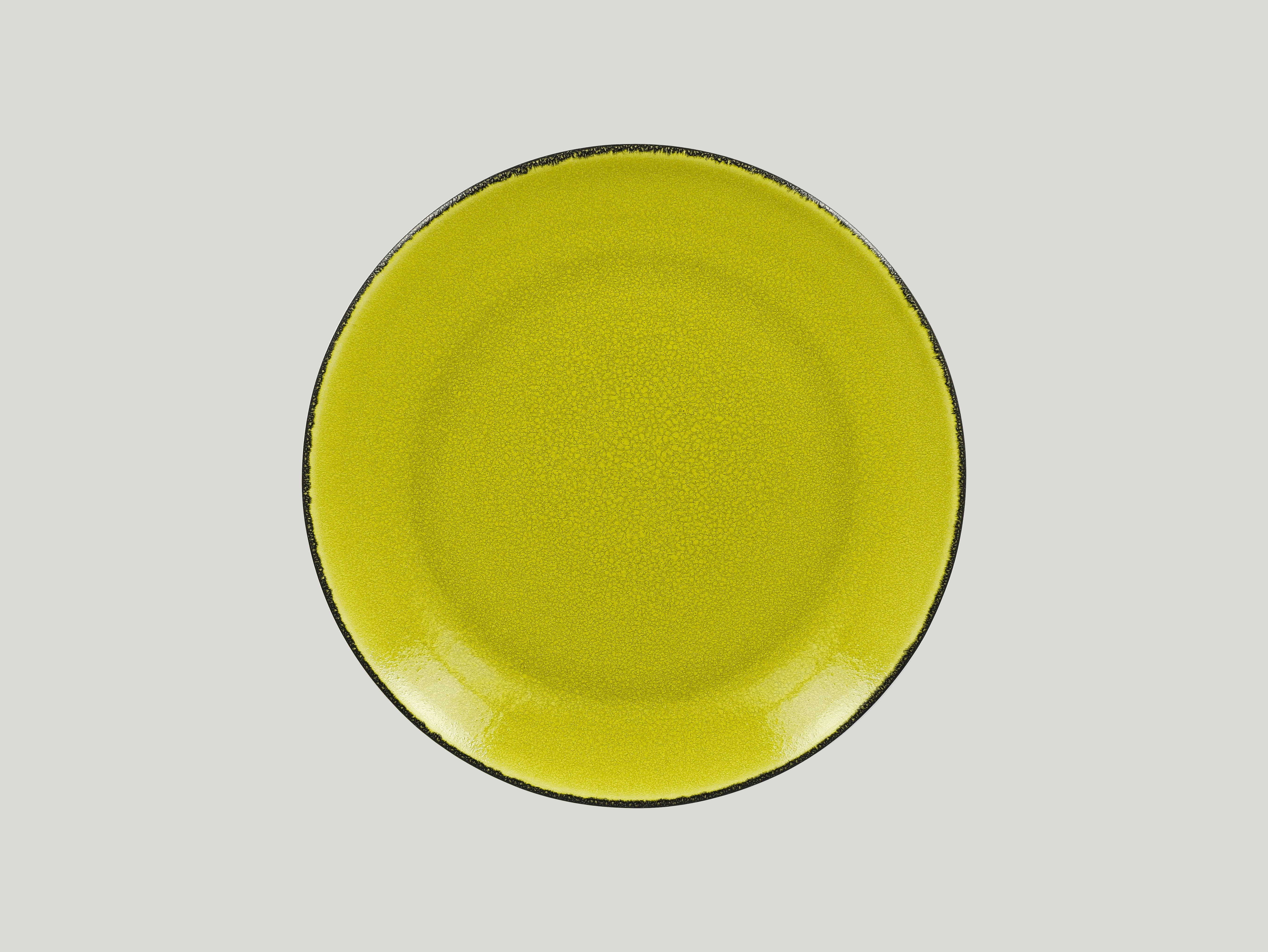 Teller flach coup Ø26,7cm H2,7cm FIRE green