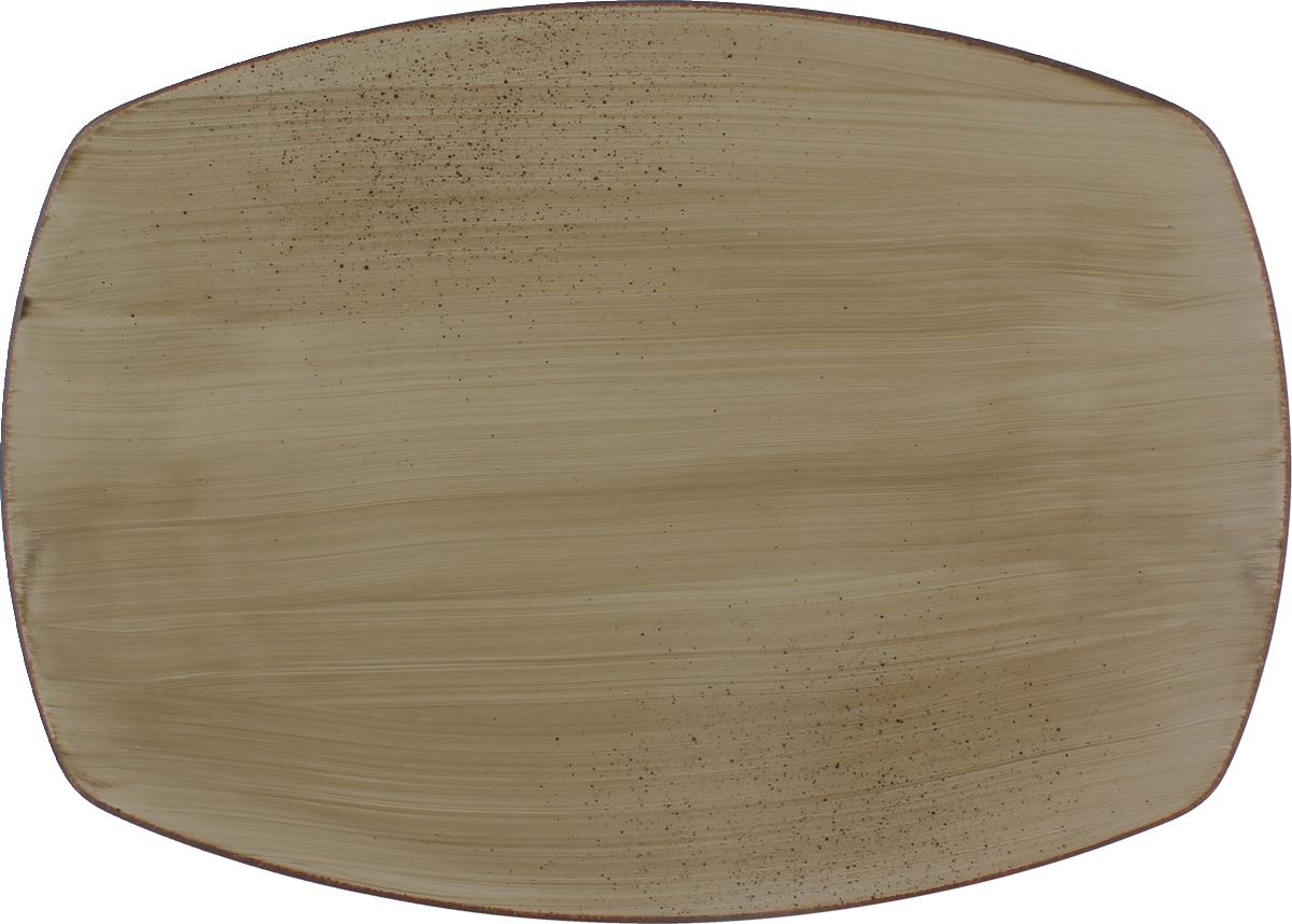 Platte rechteckig coup 32x23cm MODERN RUSTIC wood