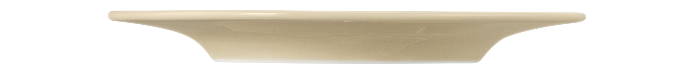 Kombiuntertasse rund mit Relief klein 13,5cm BEAT sandbeige