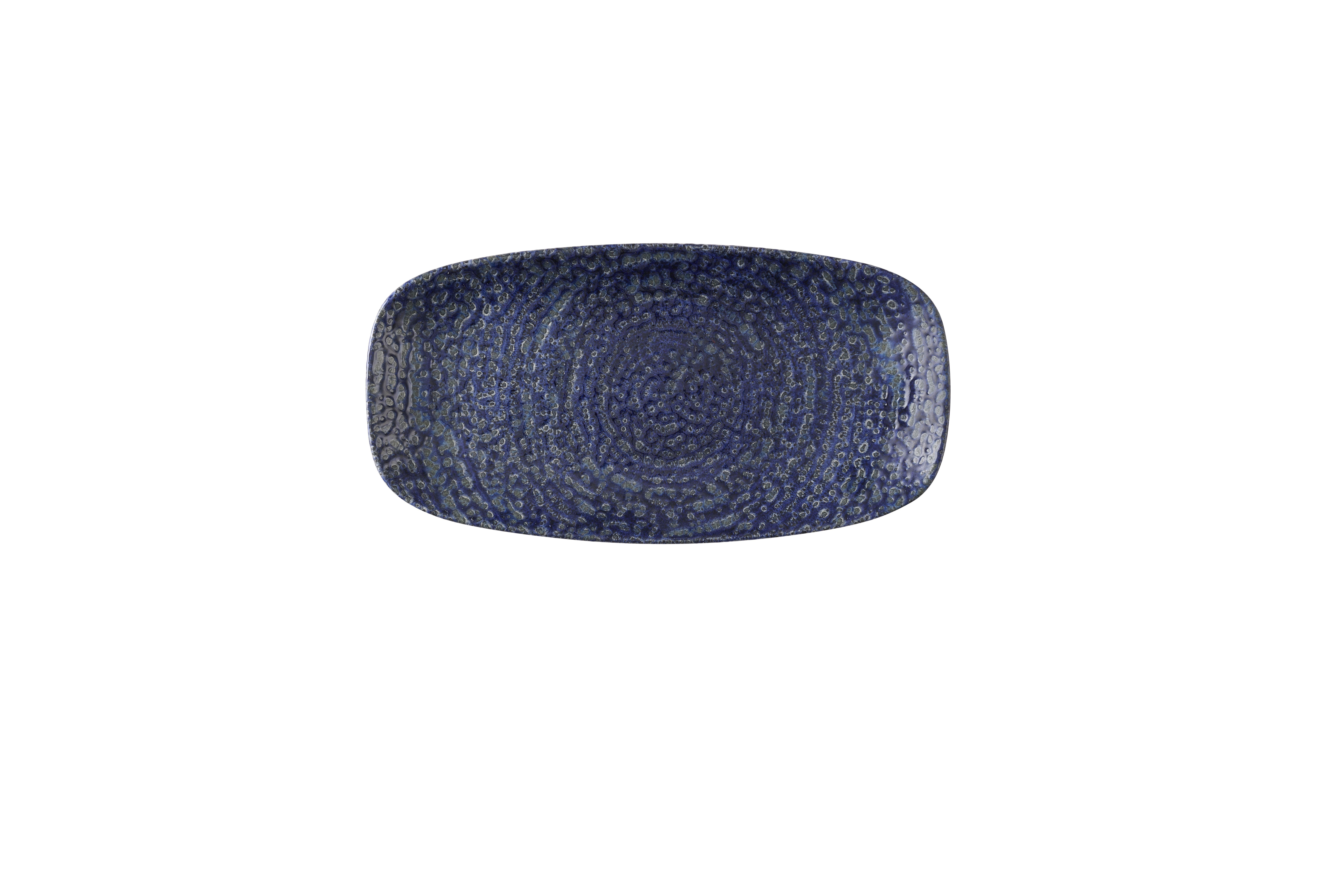 Platte oblong rechteckig 29,8x15,3cm HOMESPUN CHROMA twilight