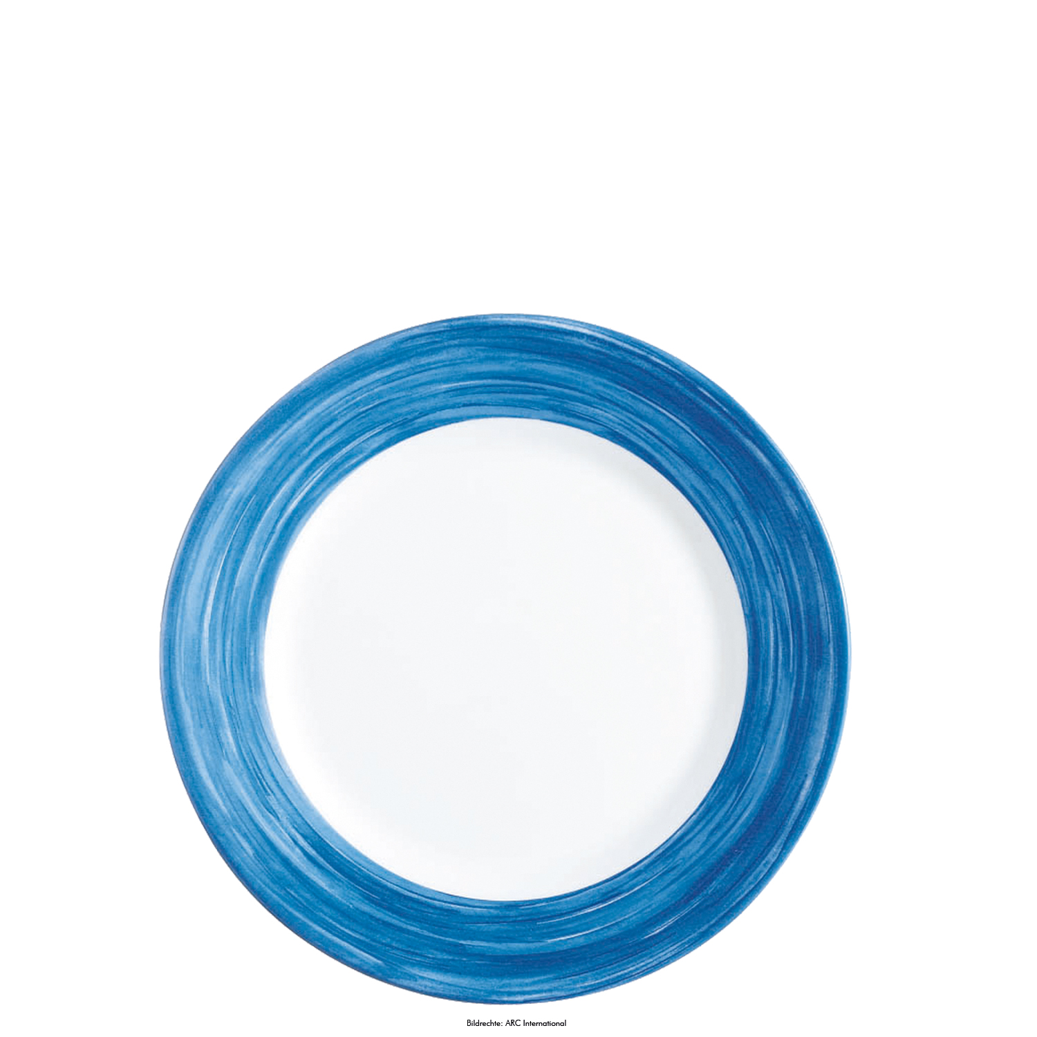 08201 Teller flach 23,5cm BRUSH BLUE JEAN