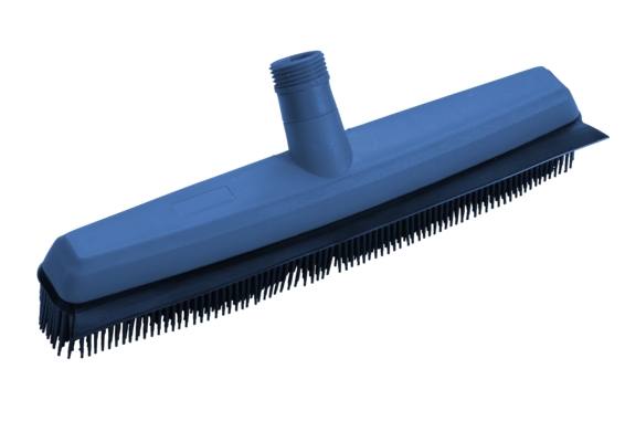 151209 Gumminoppenbesen 33cm Weichkautschuk schwarz