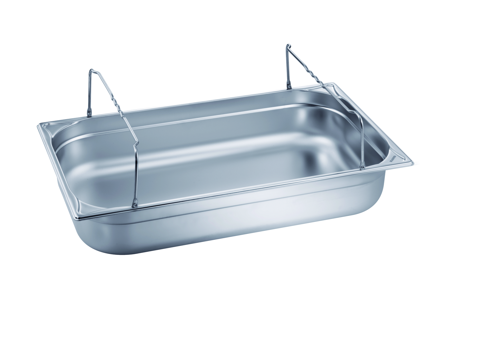 GN-Behälter 1/1-65 mit Bügelgriffen 18/10