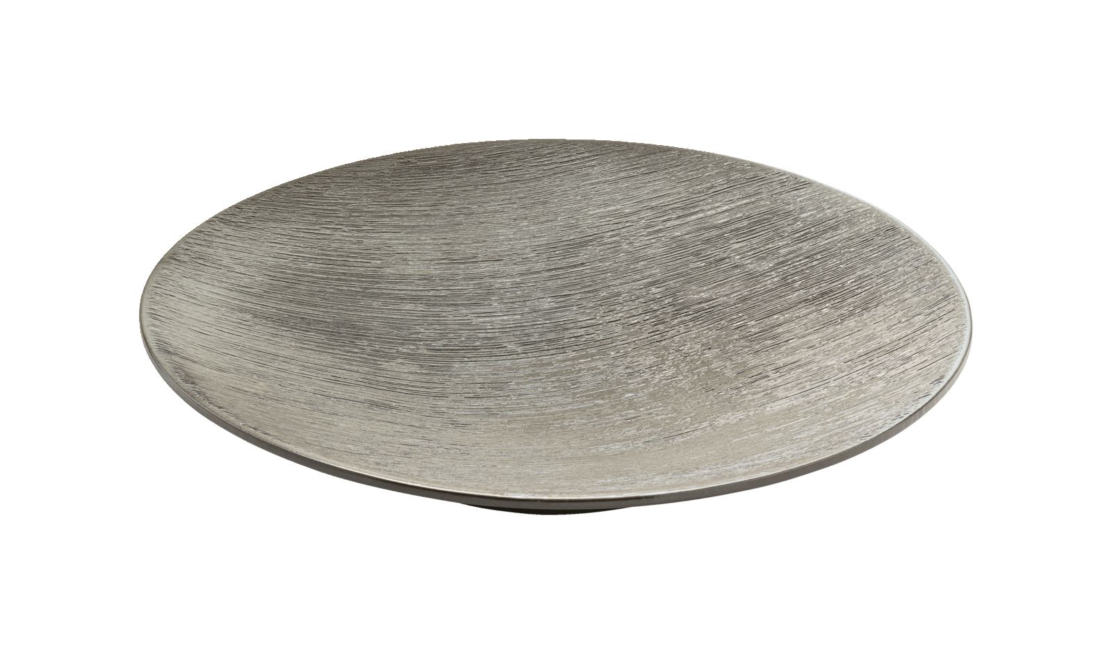 Teller tief rund coup Struktur 28cm BRUSH grau