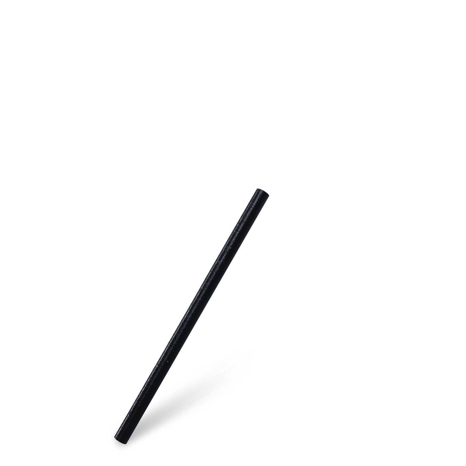 100 Stück Trinkhalme JUMBO Ø8mm/14cm BIO schwarz