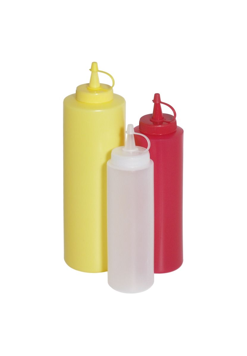 59075 Quetschflasche weiß 0,7l H: 24cm D: 6,5cm