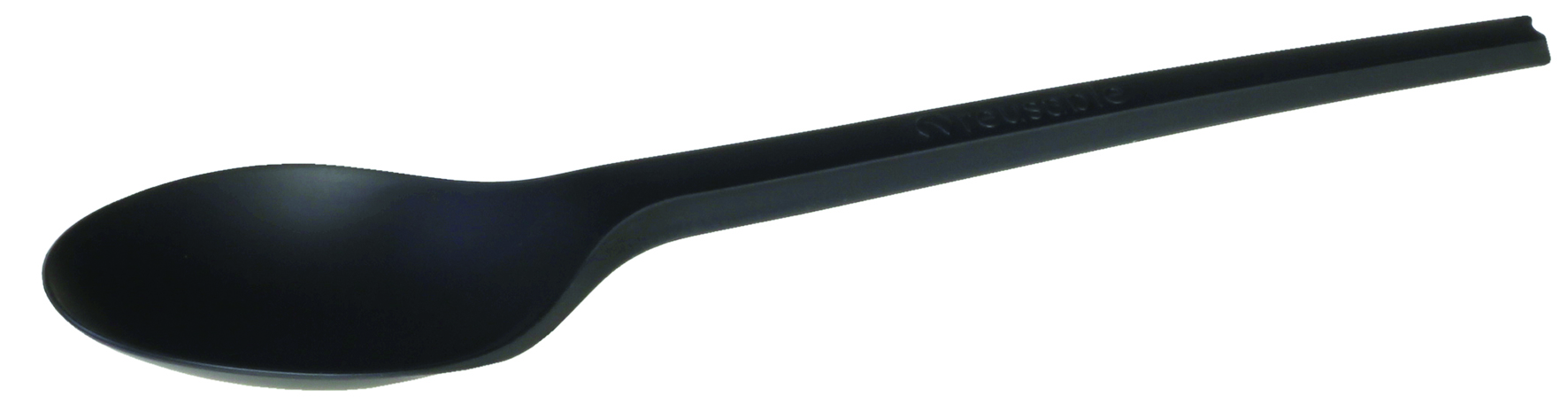 100 Stück Löffel 168mm CPLA NATURESSE schwarz Reusable