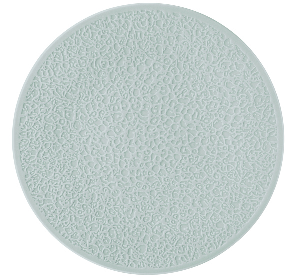 Teller flach 33 cm Vollrelief Nori arktisblau light