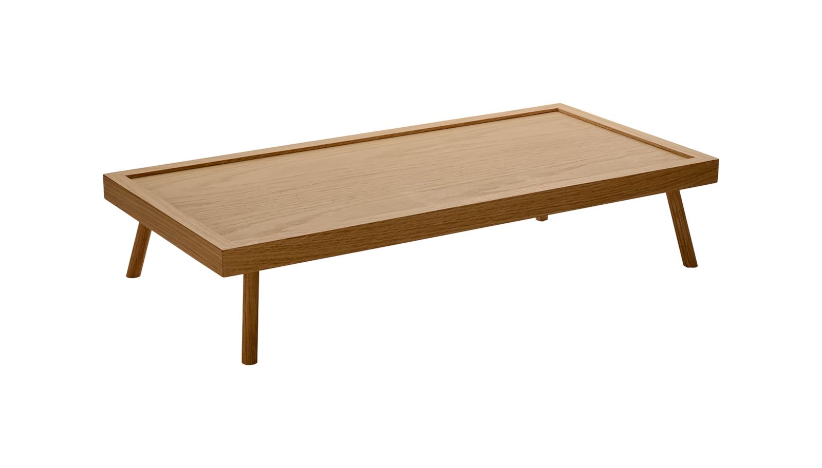Präsenter Eiche 50x24cm auf Füßen 8cm hoch