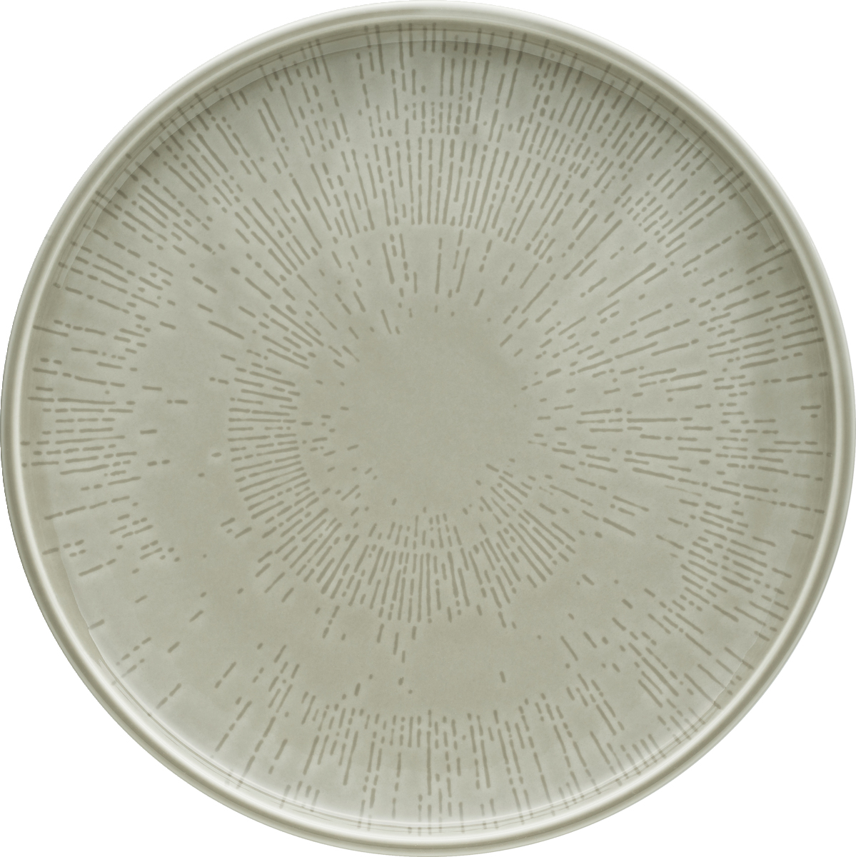 Teller flach rund coup Struktur 26cm SHIRO GLAZE STEAM