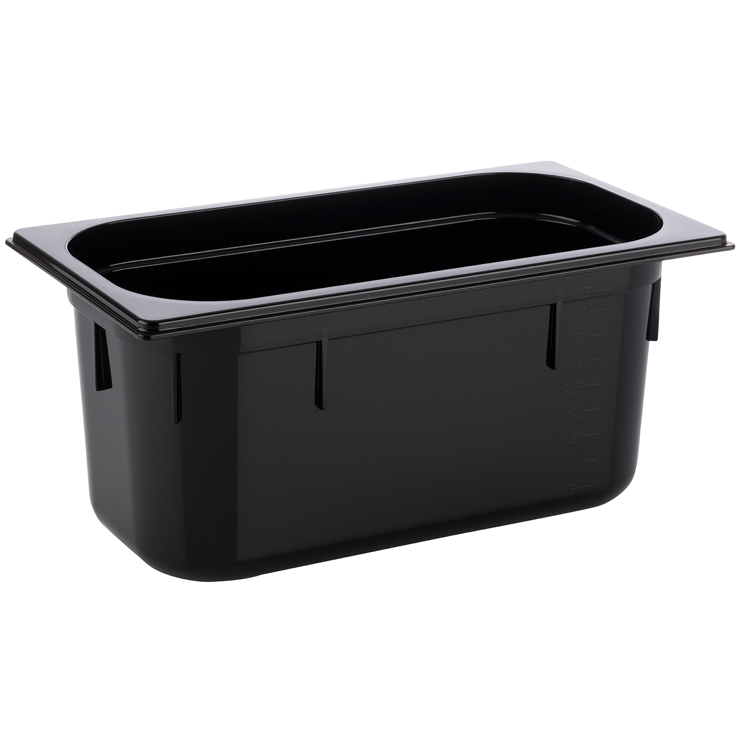 GN -Behälter 1/3-150mm Polycarbonat schwarz