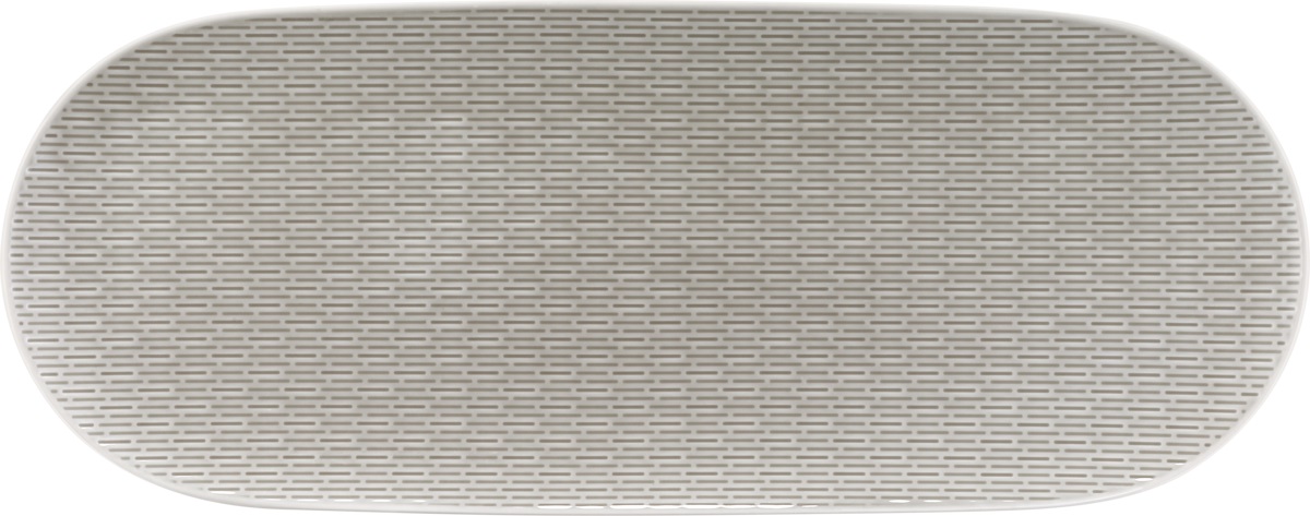 Platte oval coup relief 46cm SCOPE GLOW GRAY