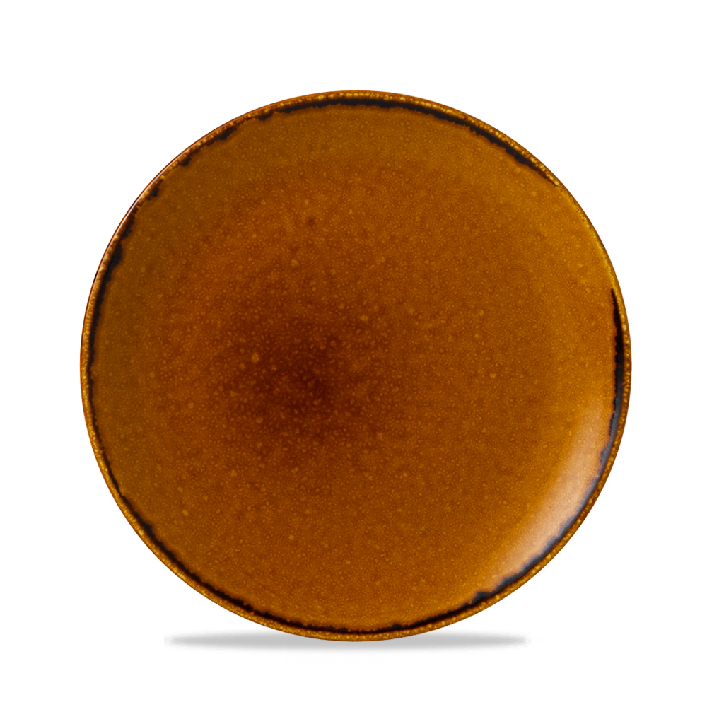 Teller coup 21,7cm HARVEST brown