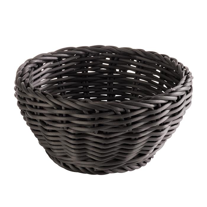 Korb rund D:16cm H:8cm PROFI LINE schwarz