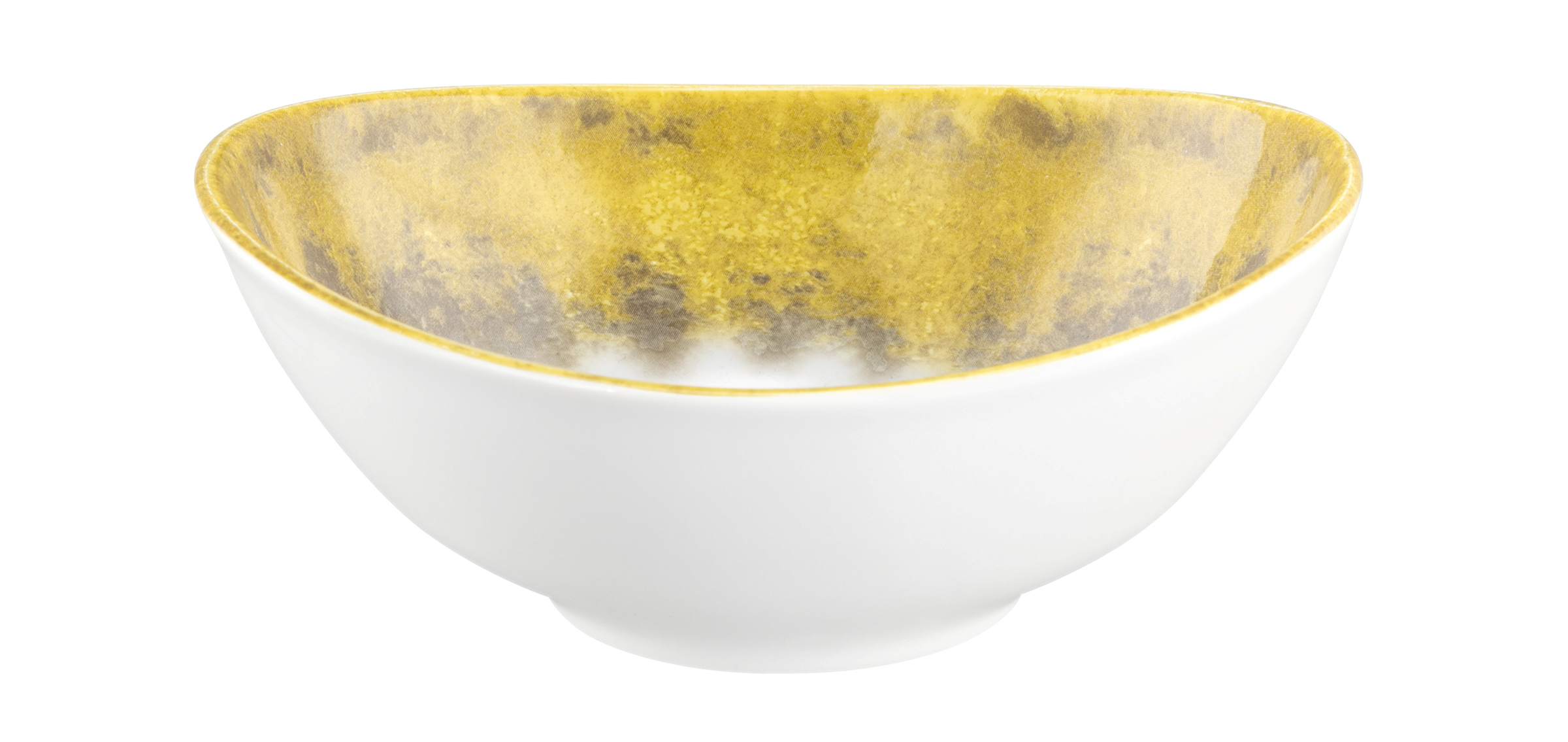 Schale rund oval 5238 16cm MODERN LIFE batik kurkuma